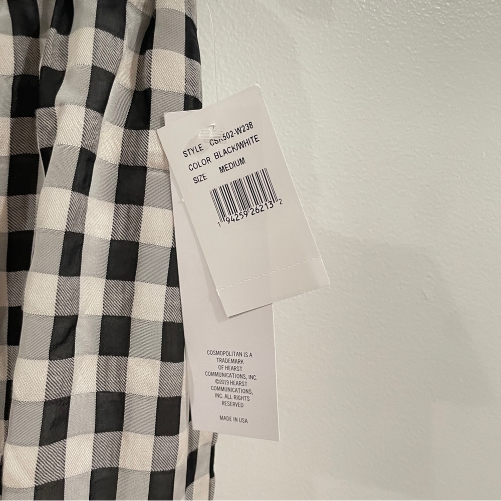 Dress the Population Checkered Pattern Mini Skirt NWT - Picture 5 of 5